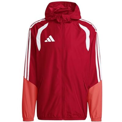 adidas Homme Tiro 26 Competition All Weather Coat, team power red 2/semi lucid red/white, M adidas Homme Tiro 26 Competition All Weather Coat, team power red 2/semi lucid red/white, M
