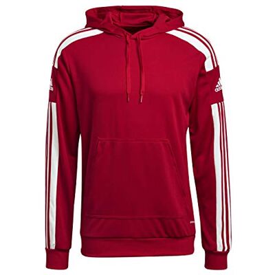 adidas Homme Sweatshirt Squadra 21 Hoodie, Team Power Red/White, S adidas Homme Sweatshirt Squadra 21 Hoodie, Team Power Red/White, S