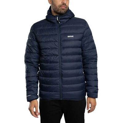 Regatta Mens Hooded Marizion Padded Puffer Jacket Manteau rembourré Homme (lot de 1) Regatta Mens Hooded Marizion Padded Puffer Jacket Manteau rembourré Homme (lot de 1)