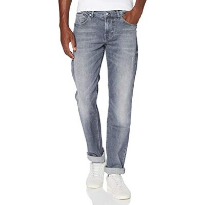 7 For All Mankind Jean slim pour homme, gris, 42 7 For All Mankind Jean slim pour homme, gris, 42