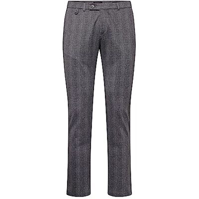 bugatti Pantalon Slack Homme, Gris Foncé/260, 32W / 34L bugatti Pantalon Slack Homme, Gris Foncé/260, 32W / 34L
