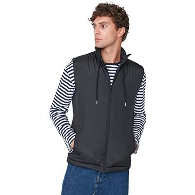 Trendyol Col Debout Uni Regular Vest Sweater Homme (lot de 1) Trendyol Col Debout Uni Regular Vest Sweater Homme (lot de 1)