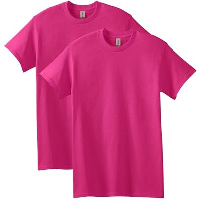 Gildan Lot de 2 t-shirts en coton épais pour adulte Chemise Homme (lot de 2) Gildan Lot de 2 t-shirts en coton épais pour adulte Chemise Homme (lot de 2)