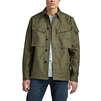 G-STAR RAW G-STAR Mysterious Overshirt, T-shirt montant Homme G-STAR RAW G-STAR Mysterious Overshirt, T-shirt montant Homme