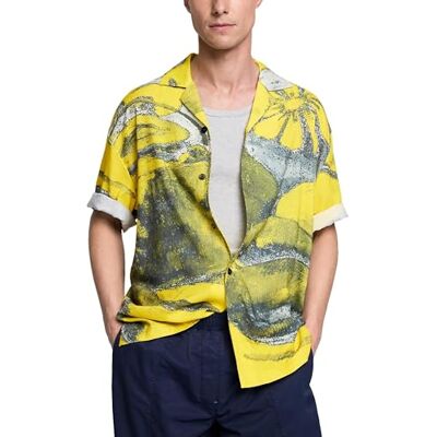 Desigual Chemise homme jaune M Desigual Chemise homme jaune M