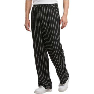 Urban Classics Pantalon pour homme, noir/blanc cassé, XL Urban Classics Pantalon pour homme, noir/blanc cassé, XL