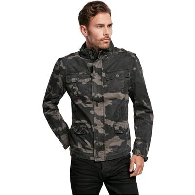 Brandit Britannia Jacket Homme, Multicolore (Darkcamo 4), XXL Brandit Britannia Jacket Homme, Multicolore (Darkcamo 4), XXL