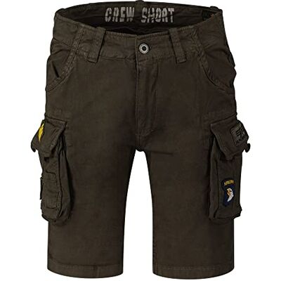 Alpha Crew Short Patch Manteau, greyblack, 34 Unisexe Adulte, Gris/noir Alpha Crew Short Patch Manteau, greyblack, 34 Unisexe Adulte, Gris/noir