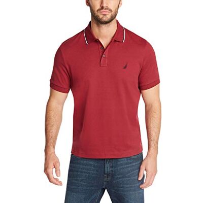 Nautica Polo Classique À Manches Courtes et Col À Double Pointe Polo Homme (lot de 1) Nautica Polo Classique À Manches Courtes et Col À Double Pointe Polo Homme (lot de 1)