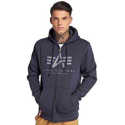 Alpha Basic Zip Hoody Sweat-Shirt À Capuche Sport Homme, Rep.blue, XXL Alpha Basic Zip Hoody Sweat-Shirt À Capuche Sport Homme, Rep.blue, XXL