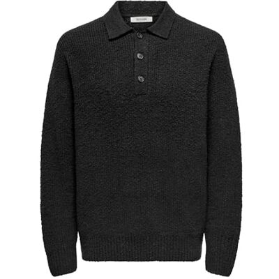 Only & Sons Onsdale Life Rlx Ls Polo Knit Onsdale Life Rlx LS Polo en tricot Homme (lot de 1) Only & Sons Onsdale Life Rlx Ls Polo Knit Onsdale Life Rlx LS Polo en tricot Homme (lot de 1)