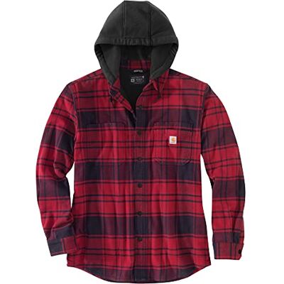 Carhartt T-shirt à capuche pour homme Rugged Flex coupe décontractée en flanelle doublée en polaire Jac Rugged Flex Coupe décontractée Doublure en flanelle polaire Jac Carhartt T-shirt à capuche pour homme Rugged Flex coupe décontractée en flanelle doublée en polaire Jac Rugged Flex Coupe décontractée Doublure en flanelle polaire Jac