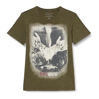 KEY LARGO KEYLARGO MT HIT The Road Jack Round T-shirt pour homme, Urban Kaki (1513), 3XL KEY LARGO KEYLARGO MT HIT The Road Jack Round T-shirt pour homme, Urban Kaki (1513), 3XL