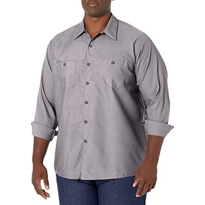 Red Kap Men's Industrial Work Shirt, Regular Fit, Long Sleeve Chemise de travail à boutons Homme (lot de 1) Red Kap Men's Industrial Work Shirt, Regular Fit, Long Sleeve Chemise de travail à boutons Homme (lot de 1)