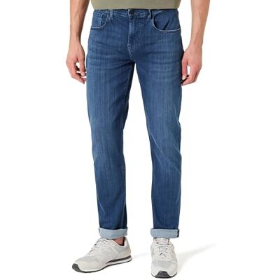 7 For All Mankind Jean slim fuselé Mid Blue pour homme, Bleu moyen., 36W 7 For All Mankind Jean slim fuselé Mid Blue pour homme, Bleu moyen., 36W