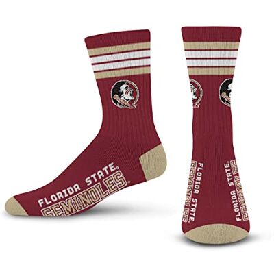 For Bare Feet FBF 4 Stripe Deuce Crew NCAA For Bare Feet FBF 4 Stripe Deuce Crew NCAA