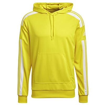 adidas Homme Sweatshirt Squadra 21 Hoodie, Team Yellow/White, S adidas Homme Sweatshirt Squadra 21 Hoodie, Team Yellow/White, S
