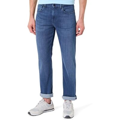 7 For All Mankind Jean slim Mid Blue pour homme, Bleu moyen., 36W 7 For All Mankind Jean slim Mid Blue pour homme, Bleu moyen., 36W