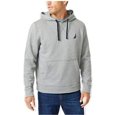 Nautica Men's J-class Logo Fleece Hoodie J-Class Sweat à capuche en polaire pour homme Homme (lot de 1) Nautica Men's J-class Logo Fleece Hoodie J-Class Sweat à capuche en polaire pour homme Homme (lot de 1)