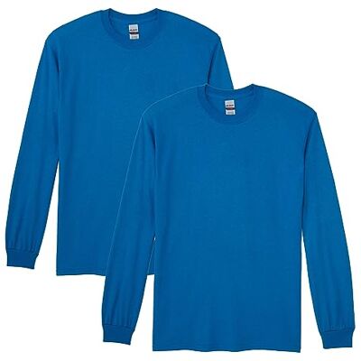 Gildan Dryblend Lot de 2 T-shirts À Manches Longues pour Adultes Chemise Homme (lot de 2) Gildan Dryblend Lot de 2 T-shirts À Manches Longues pour Adultes Chemise Homme (lot de 2)