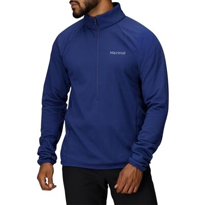 Marmot Leconte Veste en polaire pour homme - Bleu S Marmot Leconte Veste en polaire pour homme - Bleu S