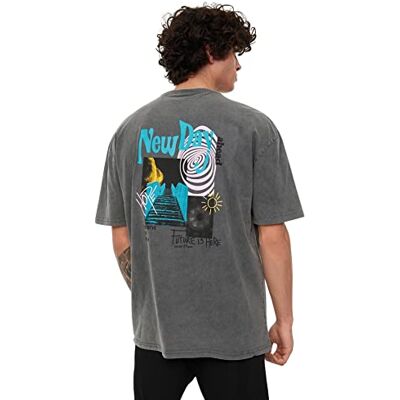 Trendyol T-shirt tissé à col rond standard décontracté pour homme Chemise Homme (lot de 1) Trendyol T-shirt tissé à col rond standard décontracté pour homme Chemise Homme (lot de 1)