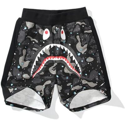 FDTURES 24ss Sport Casual Pantalons BAP Shark Camouflage Jeunesse Casual Shorts Pantalons Moyens Hommes Pur Coton Shorts FDTURES 24ss Sport Casual Pantalons BAP Shark Camouflage Jeunesse Casual Shorts Pantalons Moyens Hommes Pur Coton Shorts