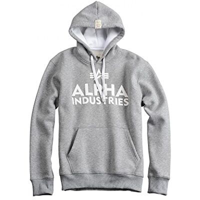 Alpha Foam Print Hoody Sweat-Shirt À Capuche Sport, Grey Heather, 3XL Homme Alpha Foam Print Hoody Sweat-Shirt À Capuche Sport, Grey Heather, 3XL Homme