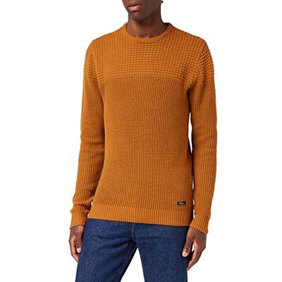 BLEND Pullover Sweater Homme, 181154/Ginger Glazed, S BLEND Pullover Sweater Homme, 181154/Ginger Glazed, S