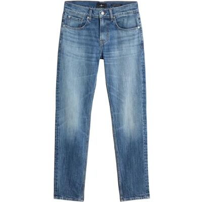 7 For All Mankind Slimmy Tapered Reason, Bleu moyen., 38W 7 For All Mankind Slimmy Tapered Reason, Bleu moyen., 38W