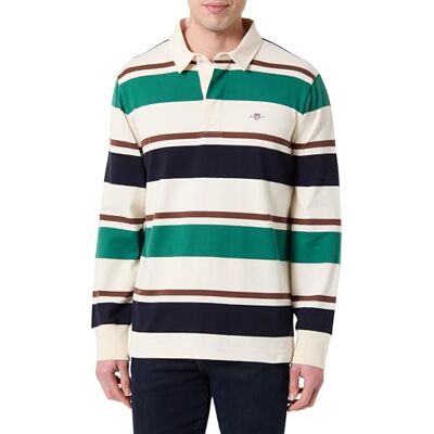 GANT Striped Heavy Rugger Polo Homme GANT Striped Heavy Rugger Polo Homme
