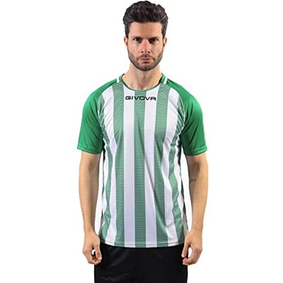Givova T-shirt étiré, Vert/blanc, M Givova T-shirt étiré, Vert/blanc, M