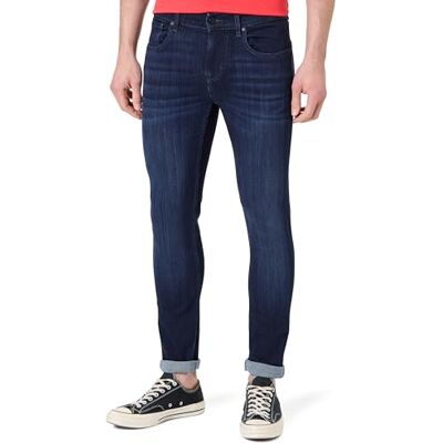 7 For All Mankind Slimmy Tapered Luxe Performance Plus Deep Blue, bleu foncé, 28W 7 For All Mankind Slimmy Tapered Luxe Performance Plus Deep Blue, bleu foncé, 28W