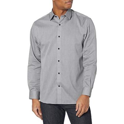 Cutter & Buck Chemise Shirtepic pour homme Motif à chevrons Playeracamiseta Epic Espinha De Peixeepic Entretien facile Mini Fischgrätenhemd, charbon, XL Cutter & Buck Chemise Shirtepic pour homme Motif à chevrons Playeracamiseta Epic Espinha De Peixeepic Entretien facile Mini Fischgrätenhemd, charbon, XL