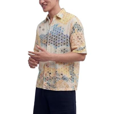 Desigual Cam_full Embroidered T-shirt Homme Desigual Cam_full Embroidered T-shirt Homme