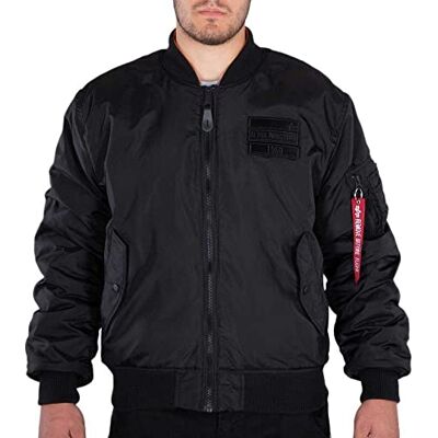 Alpha Manteau unisexe adulte, Noir/orange, 3XL Alpha Manteau unisexe adulte, Noir/orange, 3XL