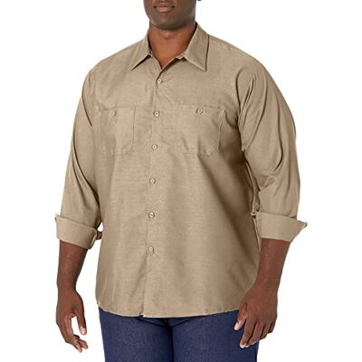 Red Kap Men's Industrial Work Shirt, Regular Fit, Long Sleeve Chemise de travail à boutons Homme (lot de 1) Red Kap Men's Industrial Work Shirt, Regular Fit, Long Sleeve Chemise de travail à boutons Homme (lot de 1)