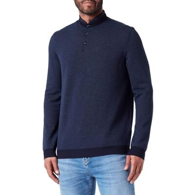 bugatti Polo à manches 1:1 pour homme, Marine-370, M bugatti Polo à manches 1:1 pour homme, Marine-370, M
