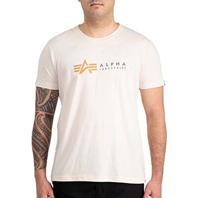 Alpha Label T T-shirt pour homme, Blanc (Jet Stream White), M Alpha Label T T-shirt pour homme, Blanc (Jet Stream White), M
