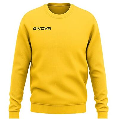Givova PULL ONE POLARFLEECE G/NECK JAUNE FONCÉ Taille. S Givova PULL ONE POLARFLEECE G/NECK JAUNE FONCÉ Taille. S