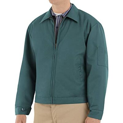 Red Kap Men's Slash Pocket Quilt-Lined Jacket, Spruce Green, 3X-Large Red Kap Men's Slash Pocket Quilt-Lined Jacket, Spruce Green, 3X-Large