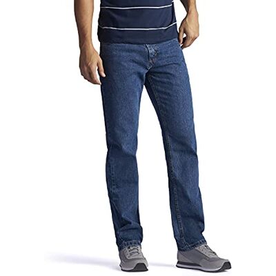 Lee Jean Droit Coupe Régulière Homme, Medium Stone, 42W / 32L Lee Jean Droit Coupe Régulière Homme, Medium Stone, 42W / 32L