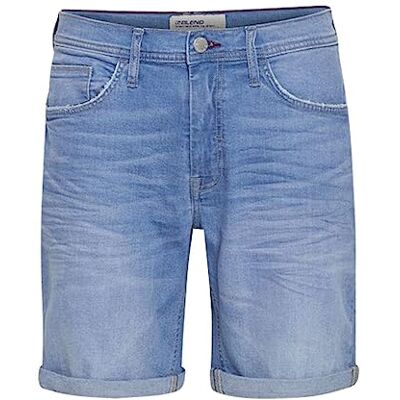 BLEND Short en jean pour homme, 200288/Denim Bleach Blue, XL BLEND Short en jean pour homme, 200288/Denim Bleach Blue, XL