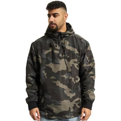 Brandit Coupe-vent Luke pour homme, Camouflage foncé., 4XL Brandit Coupe-vent Luke pour homme, Camouflage foncé., 4XL
