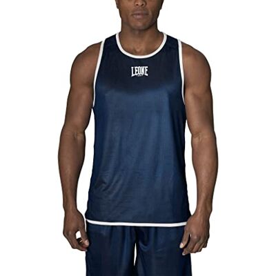 LEONE 1947 , Gilet De Boxe, Rouge/Bleu, L, AB214 LEONE 1947 , Gilet De Boxe, Rouge/Bleu, L, AB214