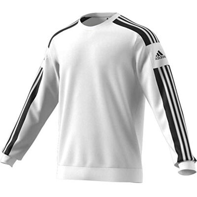 adidas Homme Sweat-shirt Squadra 21 Sweatshirt, White, XS adidas Homme Sweat-shirt Squadra 21 Sweatshirt, White, XS