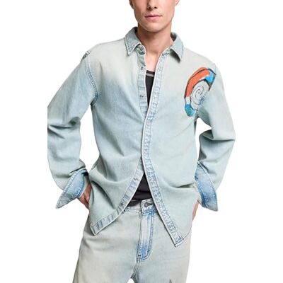 Desigual Cam_denim T-shirt Homme Desigual Cam_denim T-shirt Homme