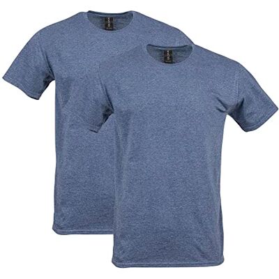 Gildan T-shirt Ajusté en Coton, Lot de 2 Chemise Homme (lot de 2) Gildan T-shirt Ajusté en Coton, Lot de 2 Chemise Homme (lot de 2)