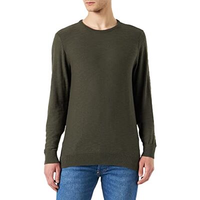BLEND Pull en tricot pour homme, 190414/Nuit de la forêt, XXL BLEND Pull en tricot pour homme, 190414/Nuit de la forêt, XXL