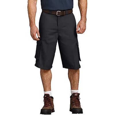 Dickies Short cargo pour homme en twill, coupe ample, longueur de l’entrejambe au bord du genou : 33 cm, taille, Noir, 30 Dickies Short cargo pour homme en twill, coupe ample, longueur de l’entrejambe au bord du genou : 33 cm, taille, Noir, 30